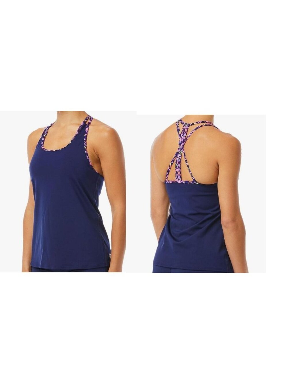 TYR Women's Carnivale Sierra Tank(TSICA7A), Navy/Multi, Size S(4/6)